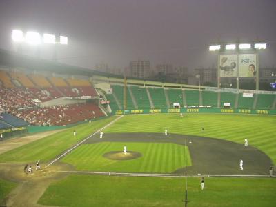 韓國野球　LG vs トゥサン　inジャムシル競技場　【KOREA STAY/韓國滞在中】