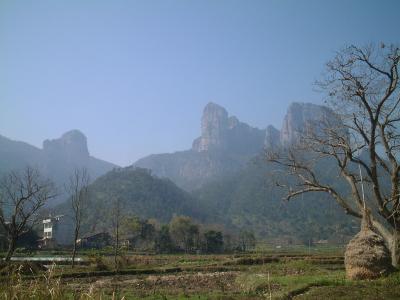 温州，南溪江，上海的照片　No.3　芙蓉鎮FuRongZhenの芙蓉三峰