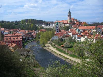 欧州鉄道の旅（★世界文化遺産：チェスキークロムロフ Cesky Krumlov）