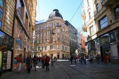 チェコにしては近代的な街ブルノ