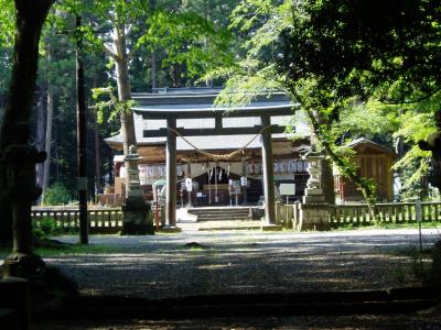 芭蕉の歩いた道　室の八嶋鎮座　大神（おおみわ）神社