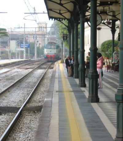 シチリアで鉄道を利用