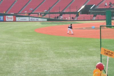 楽天の本拠地、フルキャストスタジアム宮城に行ってきました