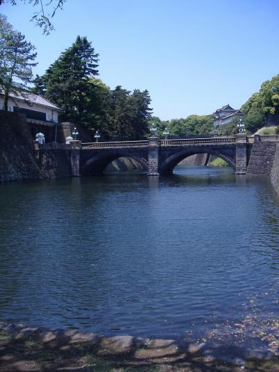 初めて行った「江戸城」の二重橋