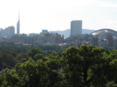 福岡の休日・・・その?福岡城天守閣からの風景と護国神社