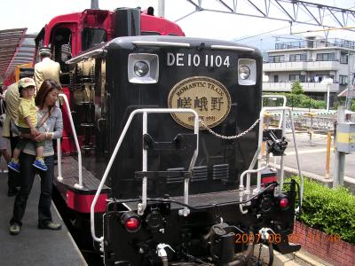 嵯峨嵐山トロッコ列車と保津川くだり
