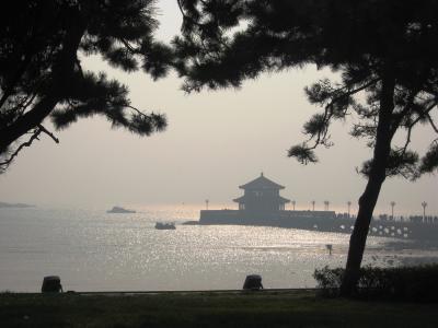 2006暮、中国旅行記11(8/12)：12月9日(3)：青島、迎賓館、桟橋公園