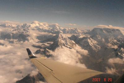 ネパール滞在記*雨季でもヒマラヤ～マウンテン・フライト編～*