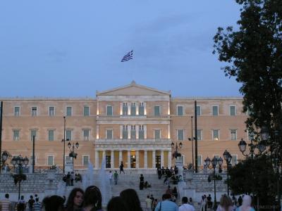 ギリシャ（アテネ＆サントリーニ島）の旅【No2】～アテネ着～夜まで