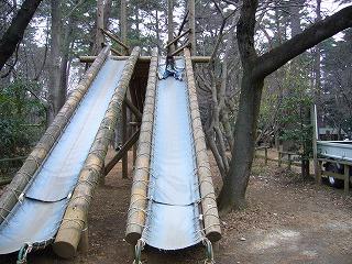 清水公園のアスレチック