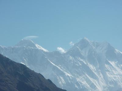 エヴェレスト街道トレッキング?　ホテル・エヴェレストビューからの眺望