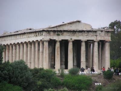 ギリシャ（アテネ＆サントリーニ島）の旅【No8】～古代アゴラのヘファイストス神殿