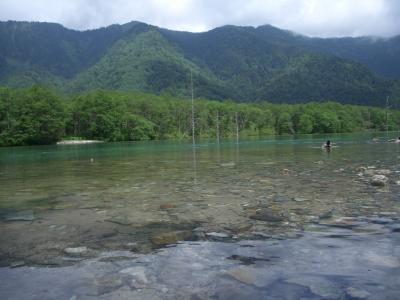 平湯でキャンプ♪