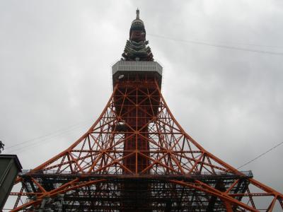 東京に来て初東京タワー　誕生日は無料なんです！