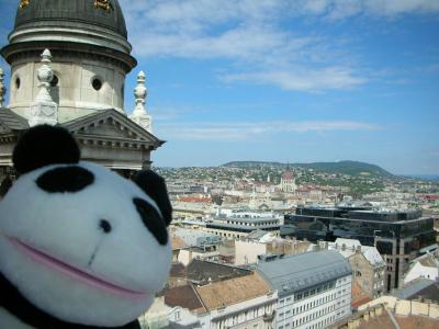 ぱんちゃんと巡るブダペストの温泉と世界遺産（ペスト地区）消火栓あり