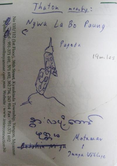 ミャンマー途中下車～東部 5 モウラミャイン近郊 ヌワーラボー他