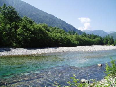 上高地３日目　　河童橋付近