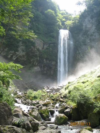 平湯大滝と新穂高ロープウェイ・・・・