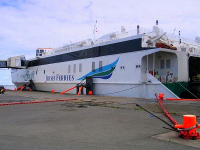 ホリーヘッドからダブリンまでのフェリー Ferry travel from Holyhead to Dublin