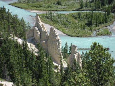 【カナディアンロッキーの旅(38)】奇岩 フードゥーズ