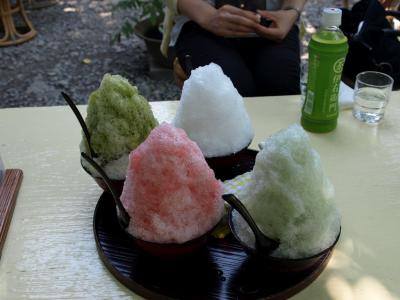 天然氷蔵元・阿左美(金崎本店)でかき氷を食べてきました。