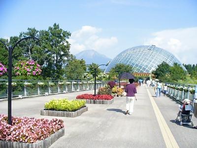 ☆★どたばた家族♪休暇村に泊まる 蒜山から大山への旅?【とっとり花回廊 編】