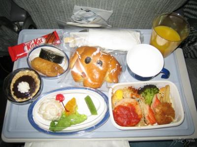 2007年オーストラリア旅行記「機内食」編