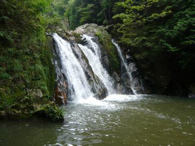 近場で滝見◆三筋の滝（滋賀県甲賀市信楽町）