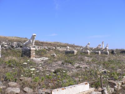 深いブルーとホワイトの世界・ギリシャの旅?デロス島