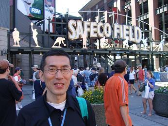 07年08月29日、遂にSafeco Fieldセーフコフィールドに行きイチロー・城島の試合を見ちゃいました。