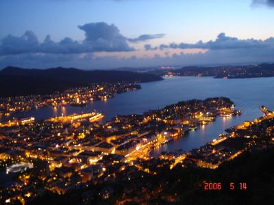 ノルウェー - フィヨルドを巡る冒険　～?ベルゲン 夕景→夜景～ NUTSHELL