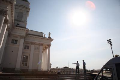 ヘルシンキ。それでも夏は暑かった。