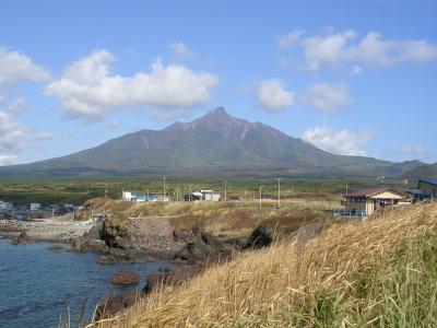 穏やかな　利尻島