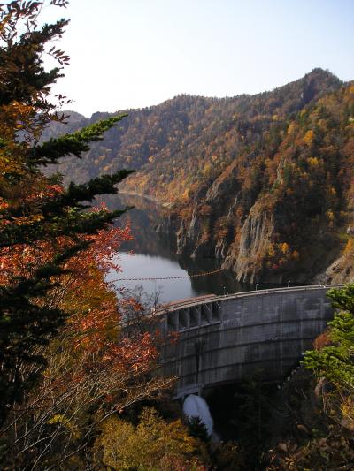 札幌・豊平峡へ紅葉狩り （2007年10月）