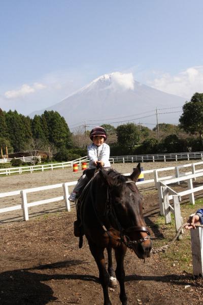 富士山を見に行って来ました?　まかいの牧場午前編