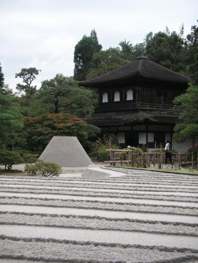 銀閣寺 庭図」木版刷り 1枚|和本 古典籍 古地図 銀閣寺の通販 by