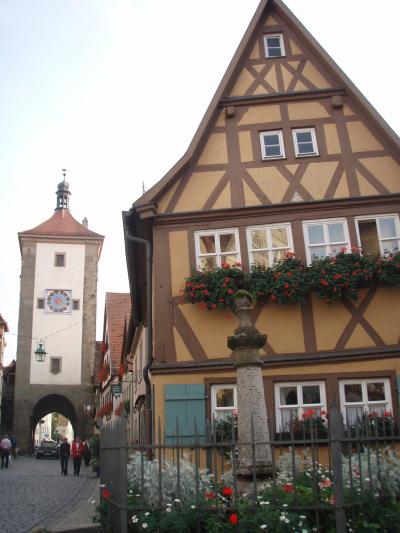 ドイツ　古城街道とロマンチック街道　ローテンブルグ