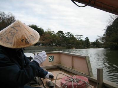 松江城・堀川炬燵船に乗ったよ。