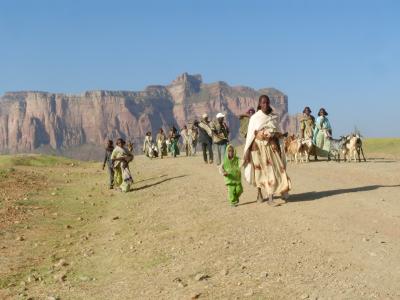エチオピアの北部ティグレ州の岩窟教会群?
