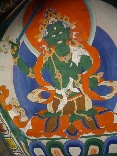 パンコル・チョルテン下りながら壁画コレクション　チベット旅行記１１