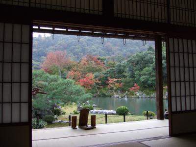 【出張ついでに１人旅♪】大阪と京都（?京都・嵐山 寺院巡り）