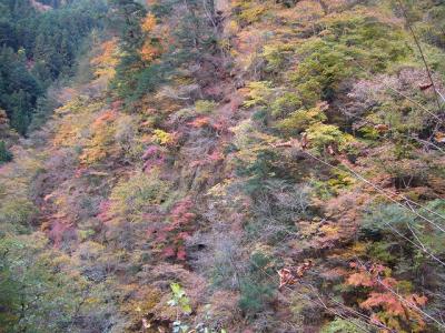 中津峡へ紅葉ドライブ