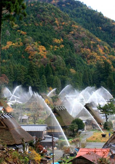 日本の山間農地の原風景：かやぶきの里北村（京都美山）を訪ねて