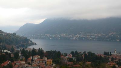 冬のコモ湖半日見学 (Lake Como)