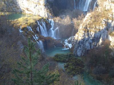 クロアチア　世界遺産　ブリトヴィツェ湖群国立公園　　