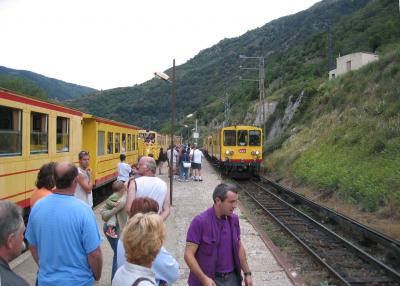 ペルピニャンからピレネーの山岳鉄道に乗って来ました