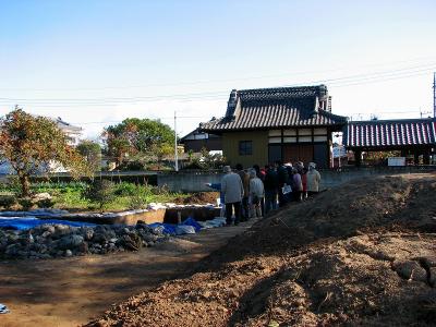 歴史とロマンの里　総社　山王廃寺発掘調査現場　一般公開ー?