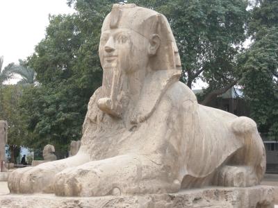 2007秋、ギリシャ・エジプト旅行記(23/36)：12月3日(4)：ダハシュール、屈折ピラミッド、赤ピラミッド、メンフィス遺跡