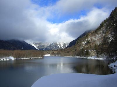 冬の上高地