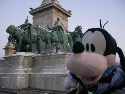 グーちゃん、ハンガリーに行く！！（朝のお散歩前編）